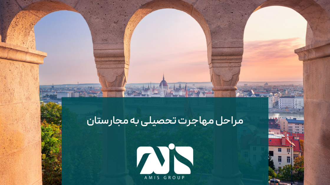 این عکس درباره مراحل مهاجرت تحصیلی به مجارستان است.