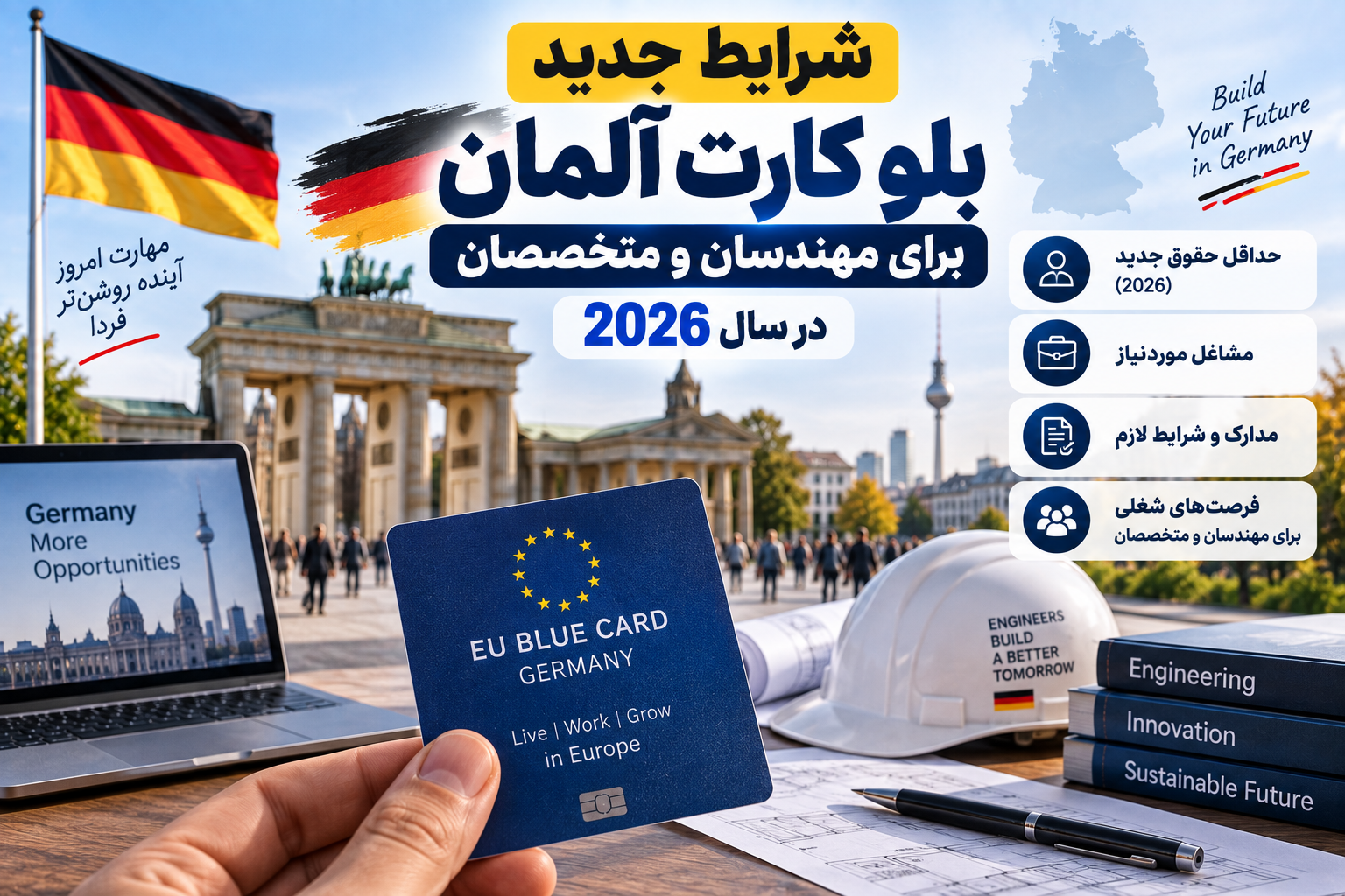 شرایط بلو کارت آلمان 2026