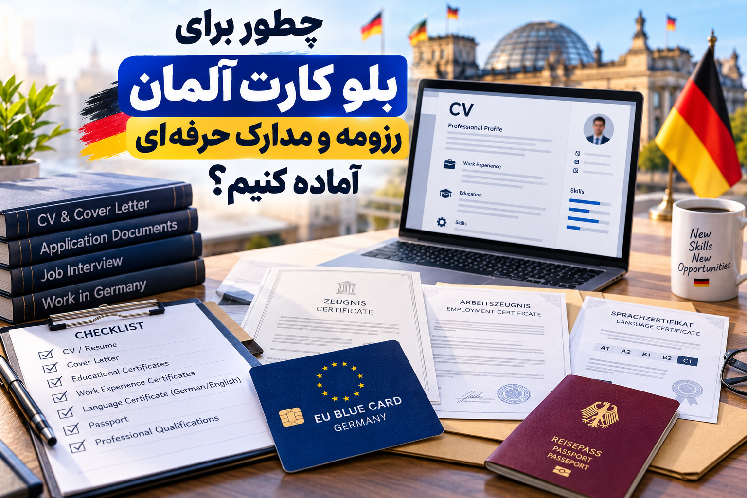 مدارک بلو کارت آلمان