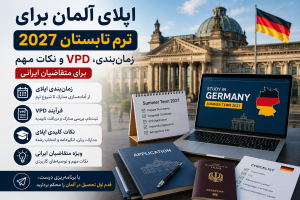 اپلای آلمان ترم تابستان 2027